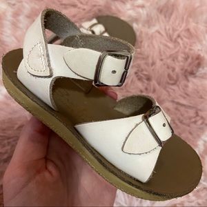 Toddler SaltWater Sandals in White